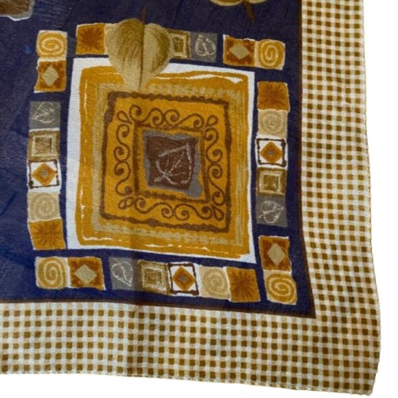 Whimsical vintage mushroom and forest square scarf - Picture 2 of 12